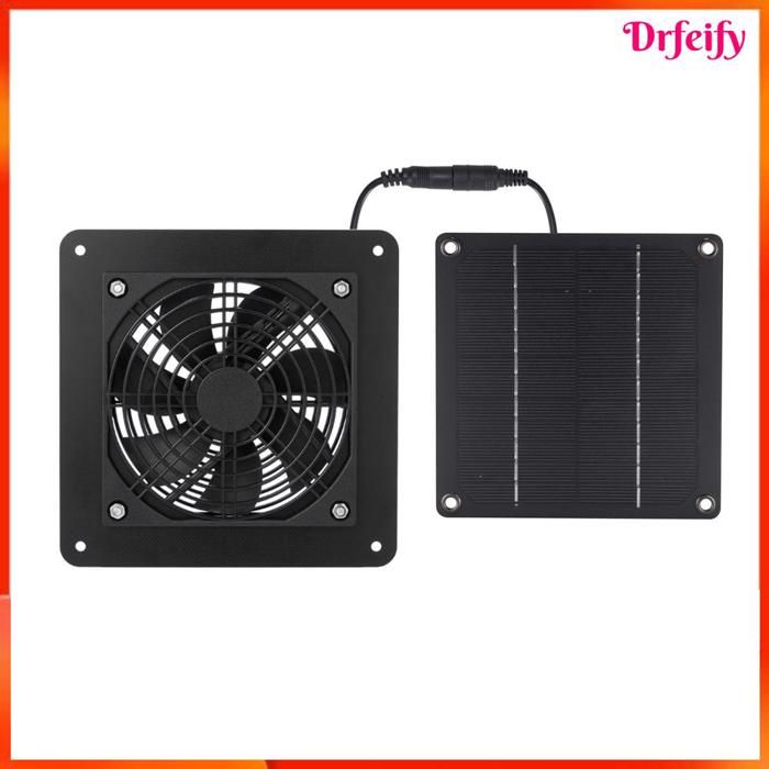 Ventilateur dextraction solaire - AKOZON - Ventilateur 3W Kit - Panneau solaire 3W - 763 CFM - DC12V 150cm - Akozon