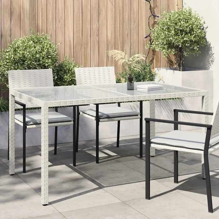 Vidaxl Table de jardin 150x90x75 cm - vue 2