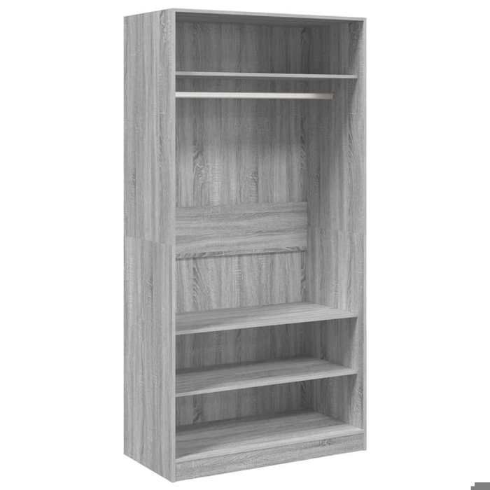 Top 2026@Armoire de chambre Gris - SWEETY® Garde-robe sonoma gris 100x50x200cm - bois dingénierie 460848 Top 2026@Armoire de chambre Gris - SWEETY® Garde-robe sonoma gris 100x50x200cm - bois dingénierie 460848