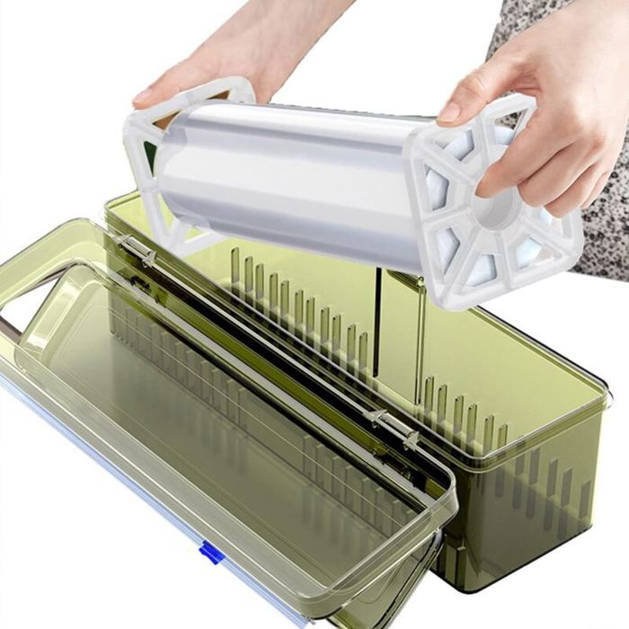 Distributeur de Film Alimentaire avec Cutter Coulissant Distributeur de Film Alimentaire pour Film étirable Distributeur de Film A