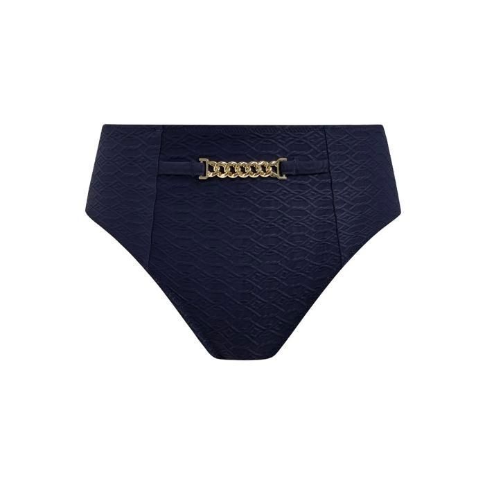 Bas de maillot de bain taille haute femme Fantasie Azores - midnight