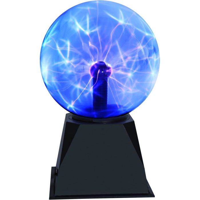 6 Pouces Boule de Plasma Lampe de Sphère Magique Sensible au Son et au Toucher Flash Lampe à Plasma Sphère