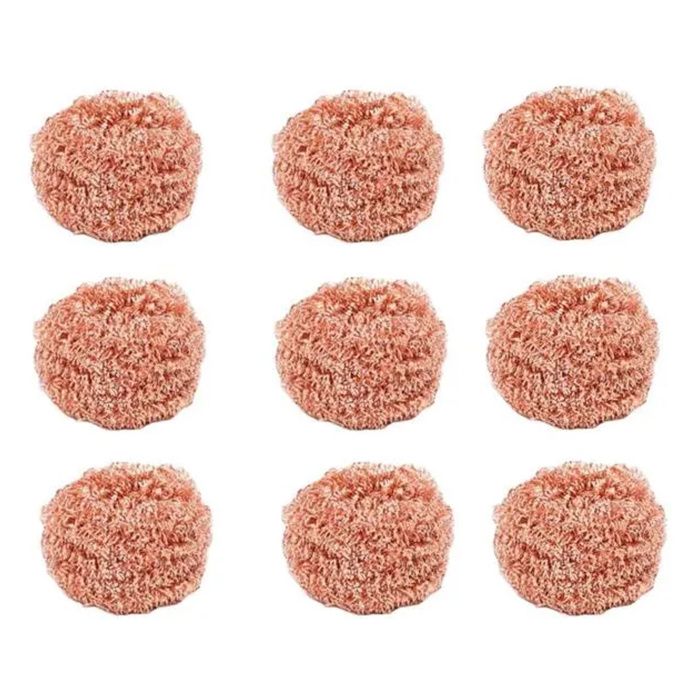 Eponge Cuivre 9 Pcs Gratounette Cuivre Eponge cuivre Vaisselle grattoir cuivre Parfaites pour Nett ACCESSOIRES FABRICATION MAISON