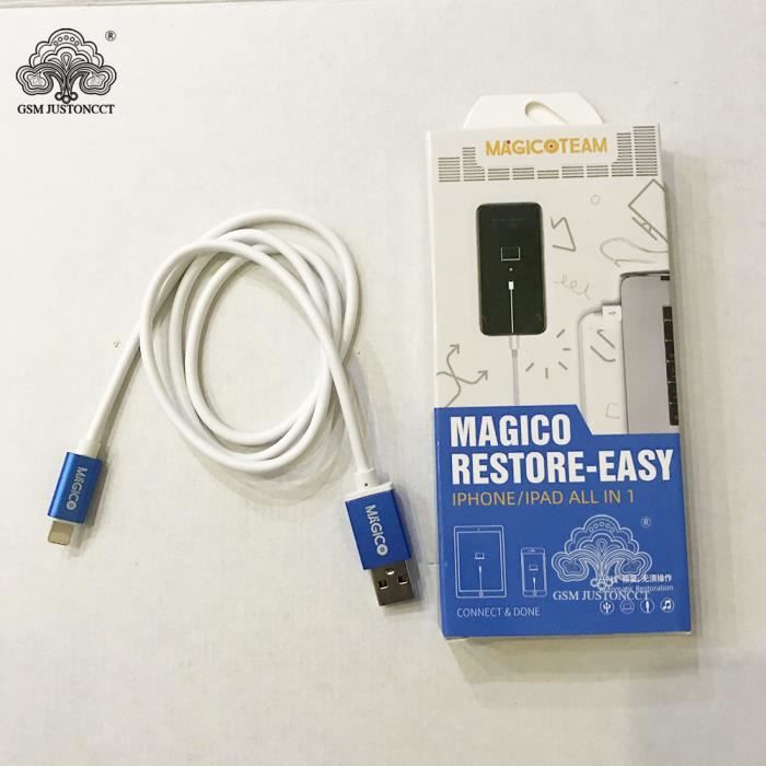 Câble Magico DFU-Magico Restore-Câble DFU facile pour iPhone iPad, mode de récupération automatique, ligne de