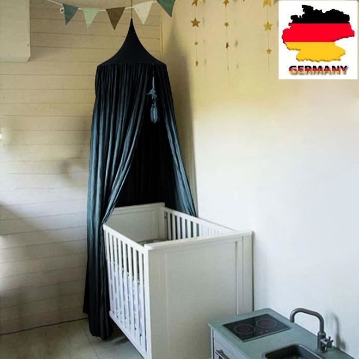 Ciel De Lit Baldaquin Moustiquaire Protection Anti Moustique Bebe Enfants Vert Fonce Cdiscount Pret A Porter