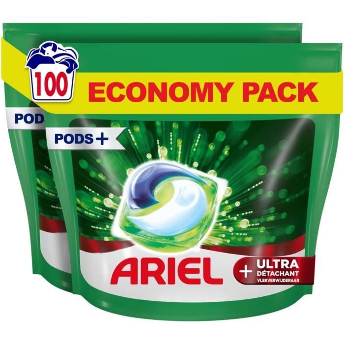 ARIEL Pods capsules de lessive tout en 1 original 40 capsules pas cher 