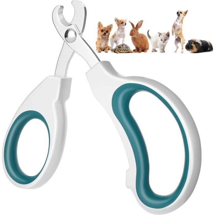 Coupe Griffes Chat Professionnels Coupe Ongle pour Chiot Lapin Oiseau et Petits Animaux Bleu