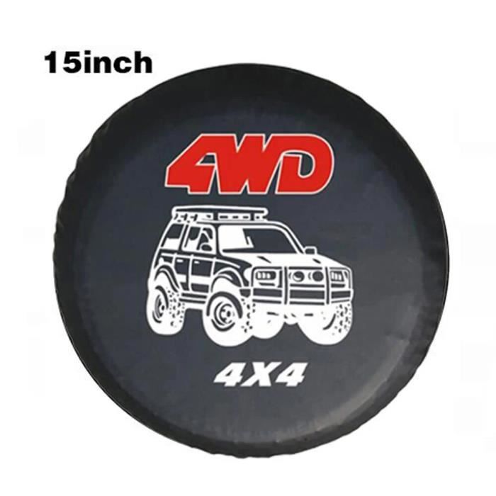 Accessoire RV Camping-car Housse Roue De Secours Personnalisable - Protection Imperméable UV Pour Camion, SUV, RV 14-17" Housse Roue Secours