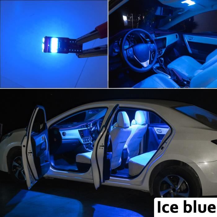 Kit Ampoules LED Intérieur Voiture 19 Pièces Pour Porsche Cayenne 9PA 955/957/958 (2002-2018) - Blanc Froid 6000K, éclairage 360°
