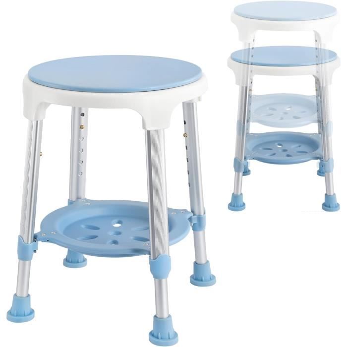 Tabouret De Douche Réglable En Hauteur - Siège Pour Salle De Bain