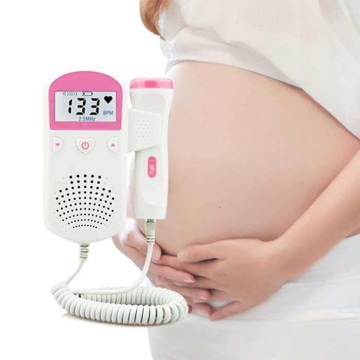 Moniteur De Frequence Cardiaque A Ultrasons Fœtal Bebe Femme Enceinte Doppler Pocket Doppler 2 5 Mhz Cdiscount Puericulture Eveil Bebe