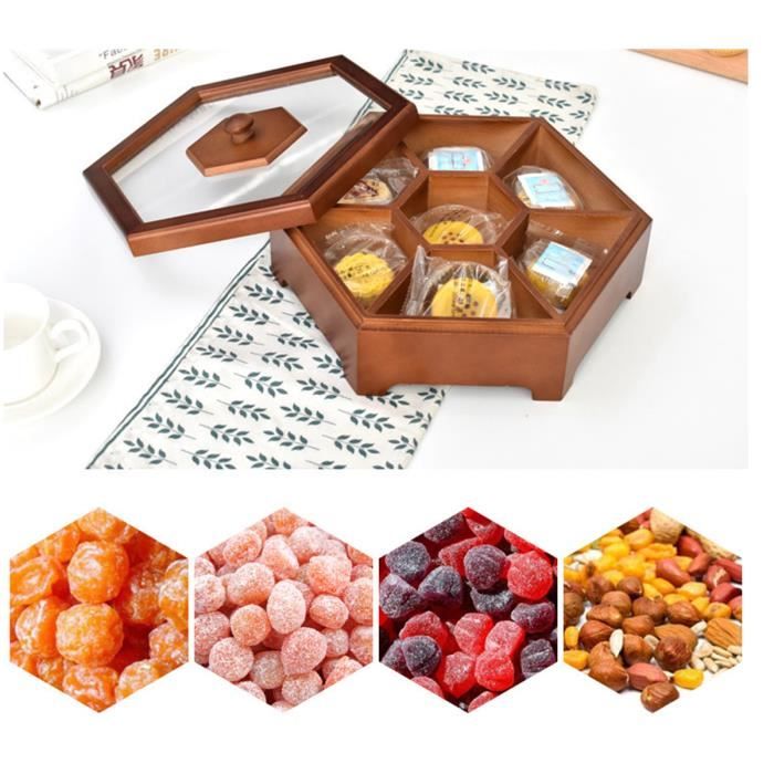 Plateau Aperitif Boite De Rangement Organisateur De Bureau Coffret Presentoir Pour Les Aliments De Fete Les Collations Les Nibble Cdiscount Maison