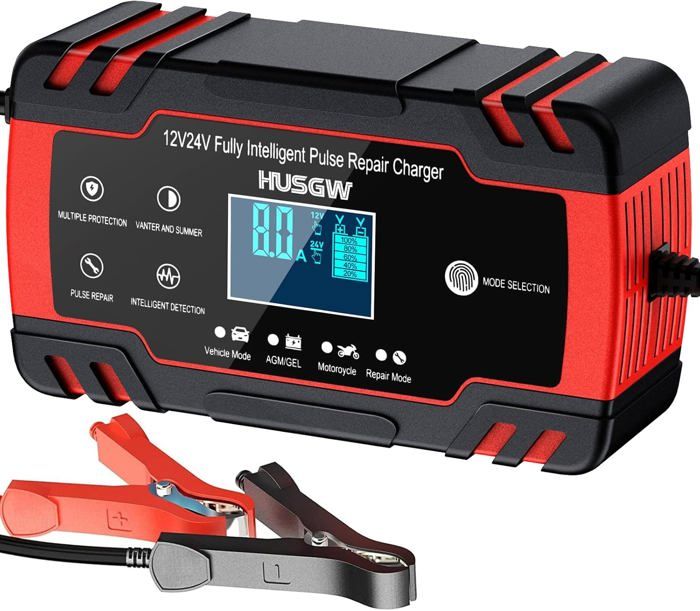 Chargeur Batterie Voiture XL Perform Tools - Intelligent 6/12V, 3-75Ah, Pour Plomb/Lithium
