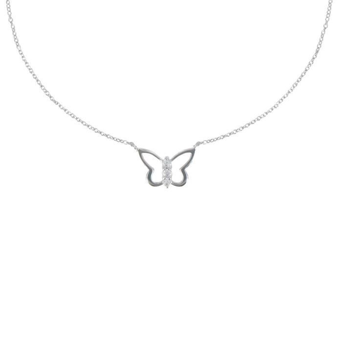 LES POULETTES BIJOUX - Sterling Silber 925 Halskette Durchbrochenen Kolibri - taille 38 cm : Stéphanie Ducauroix