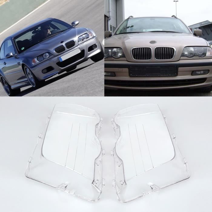 Calandre Latérale Avant Pour BMW E46 Série 3 (320i, 325i, 330i) 2002-2005 - Paire Gauche/droite - Noir, Plastique - Réf. OEM 51117032613/14