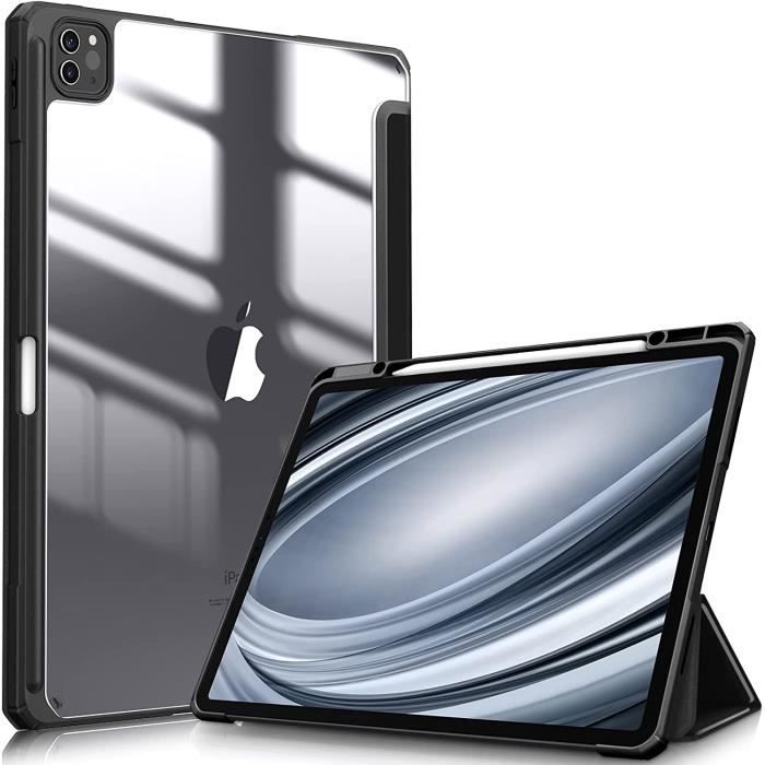 Coque Compatible avec iPad 9ème Génération 2021 / 8ème Gén 2020 / 7ème Gén  2019 10.2 - [Rangement de Stylet] Housse Rotative 360° Protection Etui  Case Cover, Noir