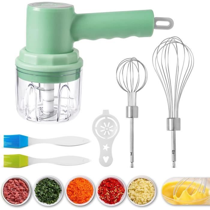 Hachoir électrique sans fil portable pour ail, fruits, oignons Hachoir électrique sans fil portable pour ail, fruits, oignons