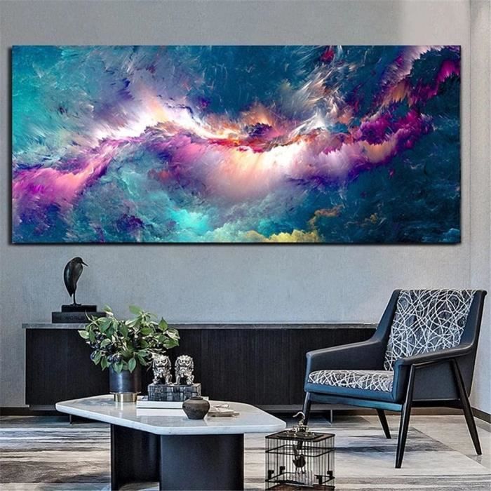 Kit Peinture Diamant 5D Orchidea 40x80 Cm – Diamond Painting Plein Carré Grand Format DIY Décor Mur