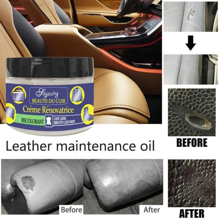 Leather Repair Cream Car Seat Sofa, How To Fix A Hole In Leather Car Seat