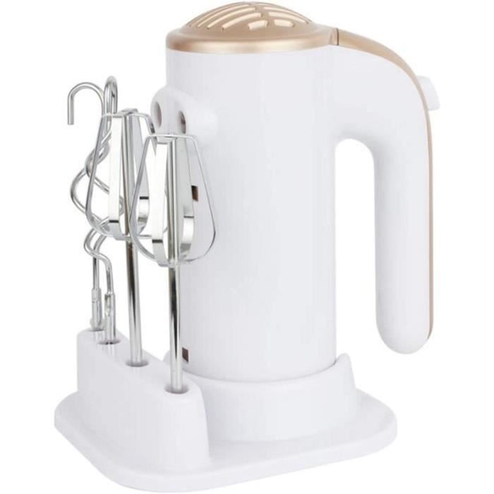 Batteur Main Duronic HM4 400W - 5 Vitesses + Turbo - Accessoires Inclus - Rangement Intégré