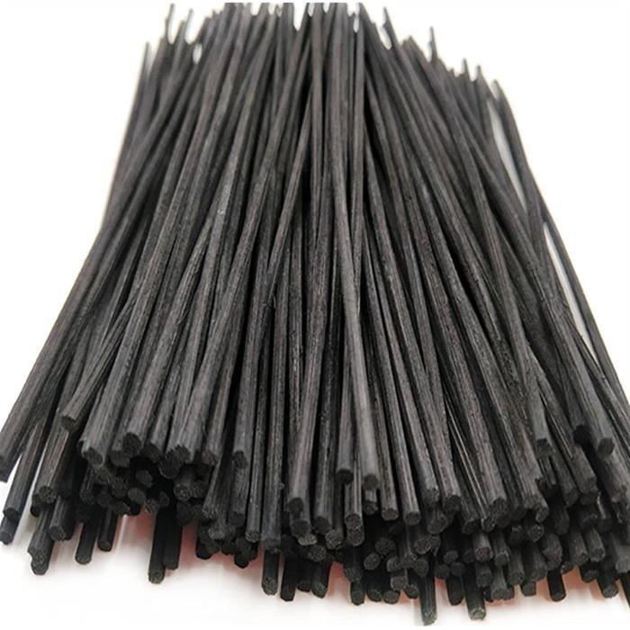Bâtons De Roseau Parfumés – Lot De 100 Pièces – Noir – Parfum Oudh – Pour Diffuseur