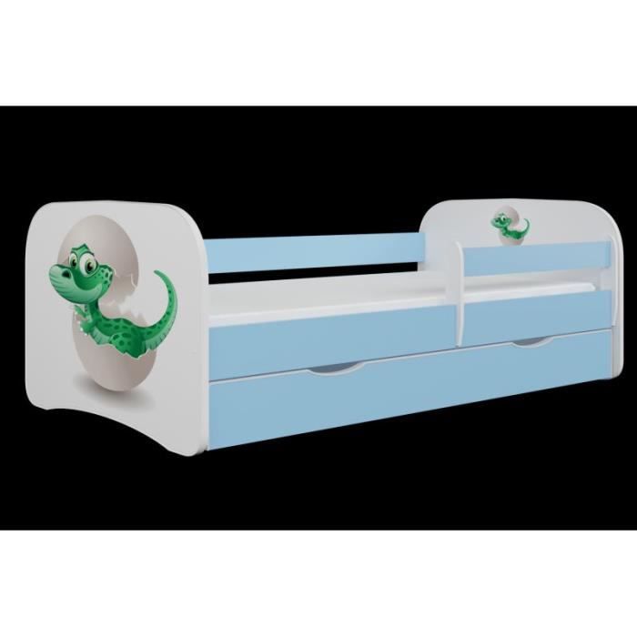 Lit enfant Kocot Kids Babydreams dino bleu 80x180 - sans tiroir ni matelas Lit enfant Kocot Kids Babydreams dino bleu 80x180 - sans tiroir ni matelas