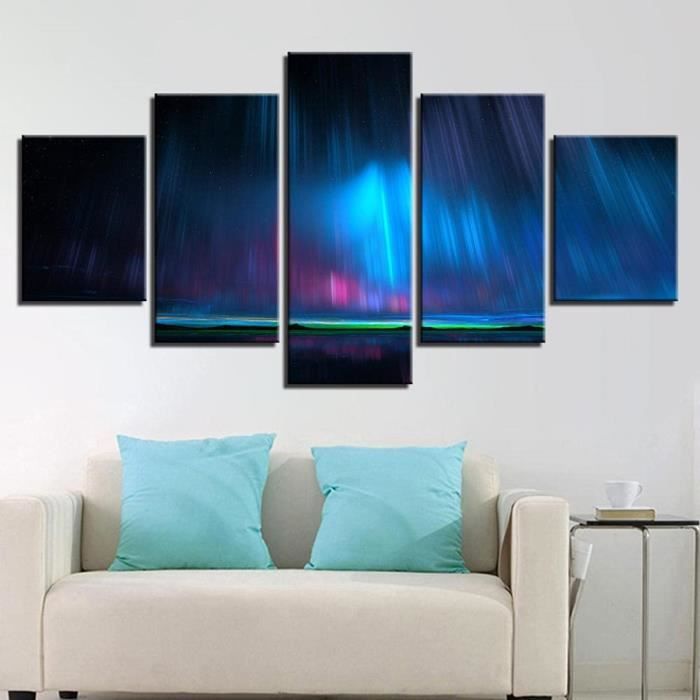 Art Mural Sur Toile 5 Pièces Chouette Peinture De L'Image Imprimée Sur Toile - Images D
