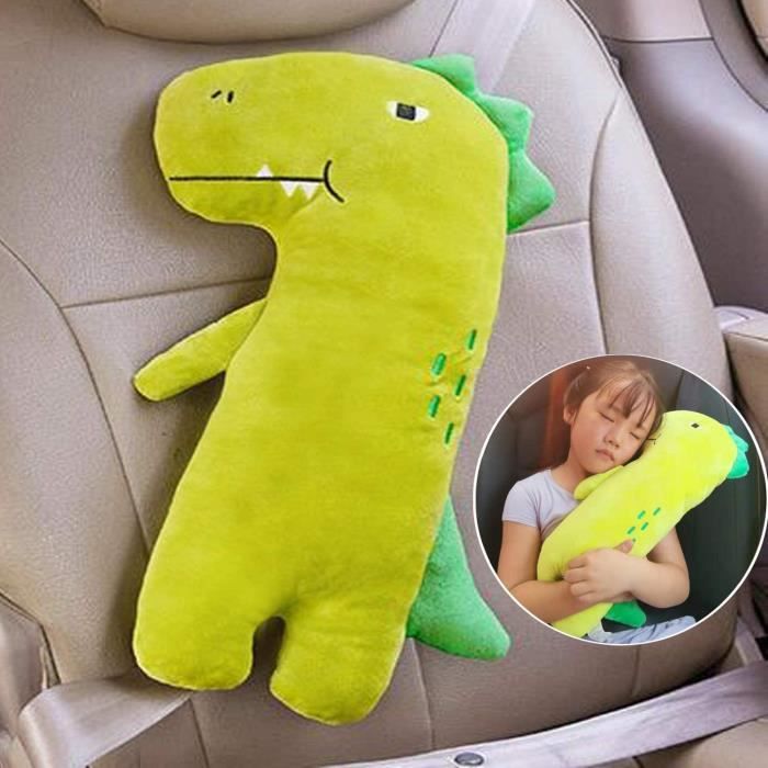 iufvbgxdh Lot de 2 Coussinets pour Ceinture de sécurité de Voiture Licorne et Dinosaure pour Adultes et Enfants Protège Votre Cou et Vos épaules 