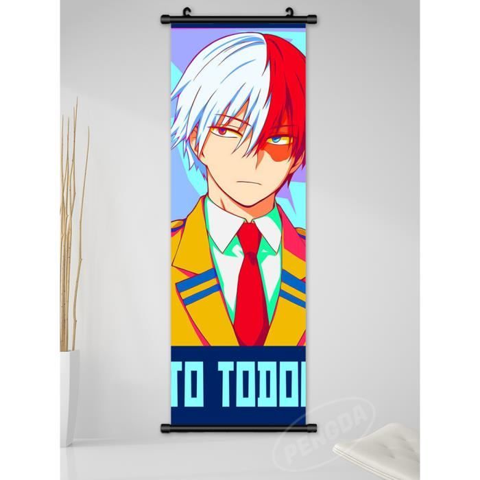 L-32389 - 25x75cm - Affiche murale à suspendre avec images de Todoroki ...