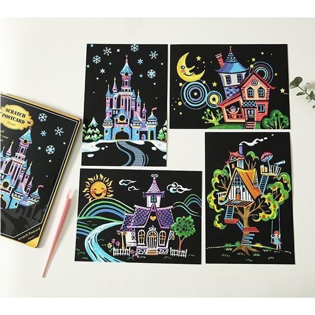 Kit Scraper Art Adulte Pracht Creatives – Image à Gratter Hiboux (or) – Avec Stylo à Gratter Et Modèle – Pour Enfants Et Adultes Dessin à Gratter Or Kit Scraper Art Adulte Pracht Creatives – Image à Gratter Hiboux (or) – Avec Stylo à Gratter Et Modèle – Pour Enfants Et Adultes Dessin à Gratter Or