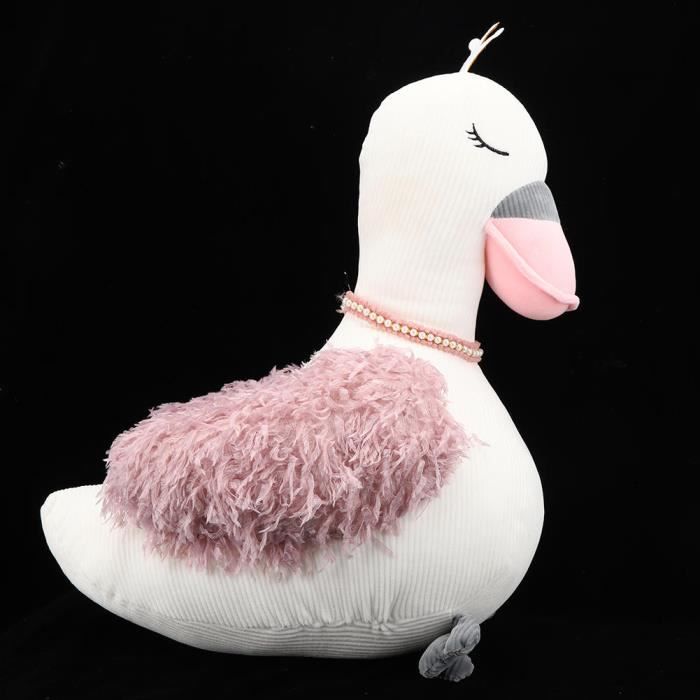 Peluche cygne rose hot sale