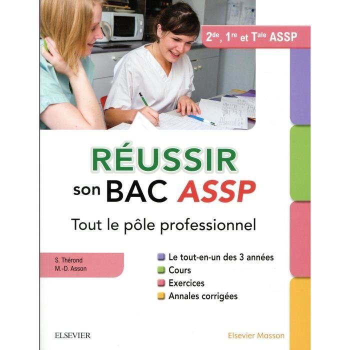 Livre Reussir Son Bac Assp Tout Le Pole Professionnel Cdiscount Librairie