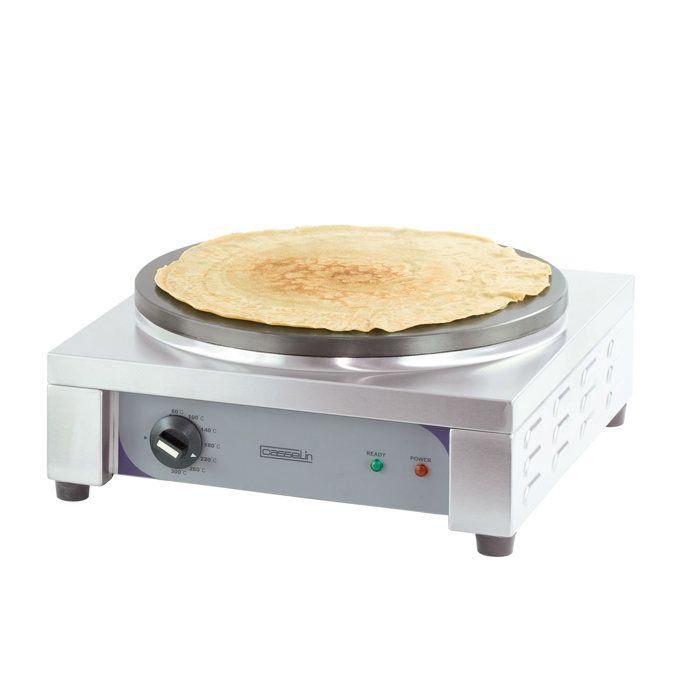 Crêpière Professionnelle Electrique Carrée - L 440 x P 445 mm - Casselin