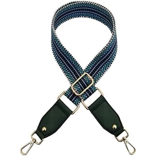 Sac à Main En Losange De Style Ethnique à La Mode, Sangle De 3.8CM De