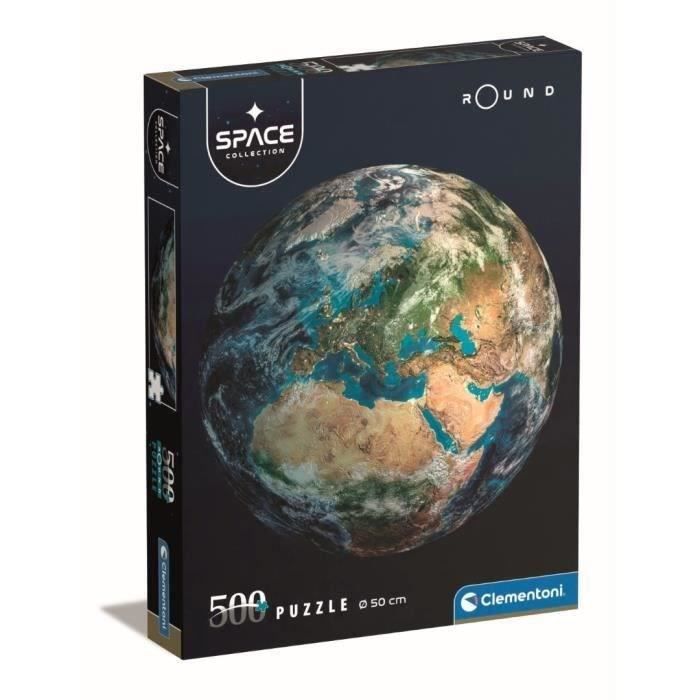 Clementoni - NASA - Puzzle 500 pièces rond - Terre