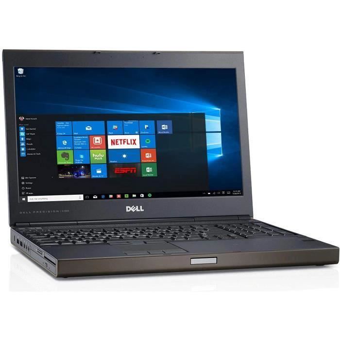 Vente PC Portable Ordinateur portable DELL PRECISION M4800 15,6" Intel Core i5 - RAM 16 go ram 500Go HDD - Nvidia Quadro K1100M - Windows 10 pas cher Vente PC Portable Ordinateur portable DELL PRECISION M4800 15,6" Intel Core i5 - RAM 16 go ram 500Go HDD - Nvidia Quadro K1100M - Windows 10 pas cher