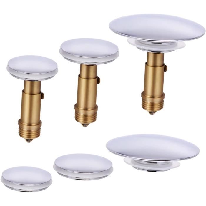 Bouchon à Ressort Laiton Pour Lavabo/baignoire - Mécanisme Clic-clac, Remplacement Standard A1112