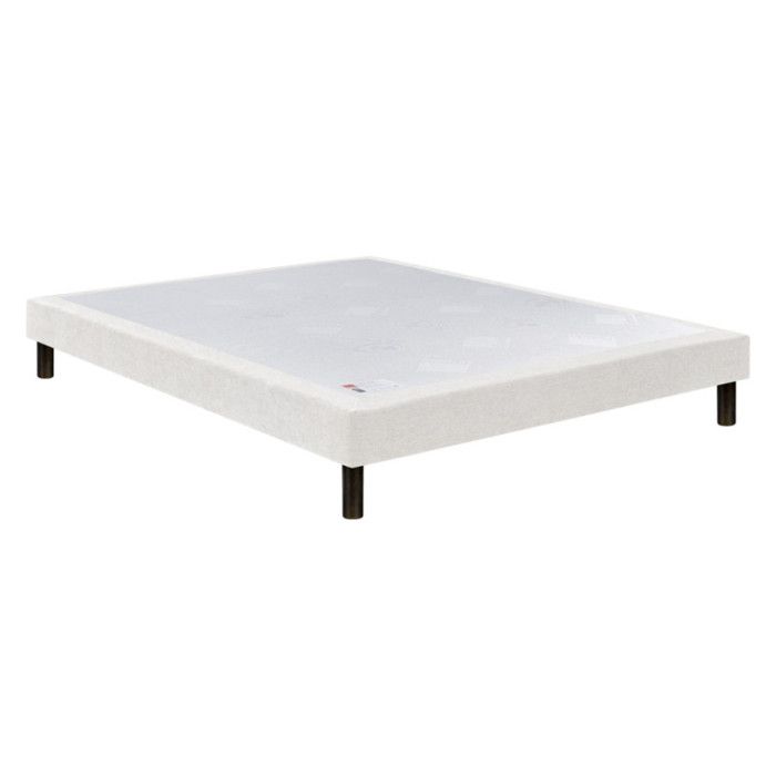 Sommier Epeda CONFORT FERME DECO NATURE 160x200 Chiné Naturel Lattes