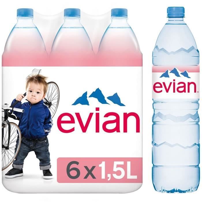 Evian Eau Minerale Naturelle 6 X 1 5 L Cdiscount Au Quotidien
