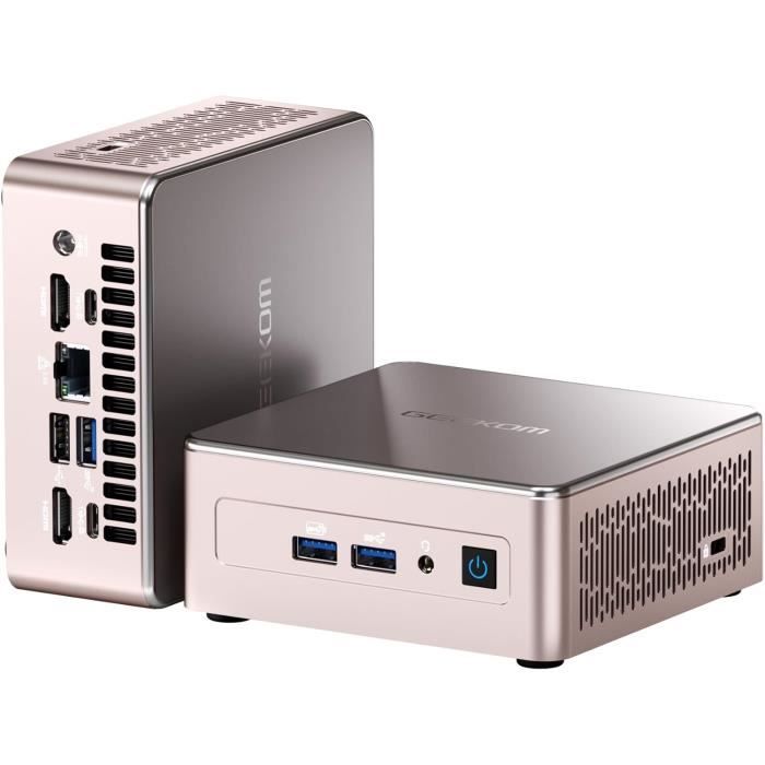GEEKOM Mini PC NUC A5 AMD Ryzen 7 5800H (jusquà 4.4GHz) Desktop PC Mini Computer 32GB 512GBSSD Windows11 Pro WiFi6 HDMI