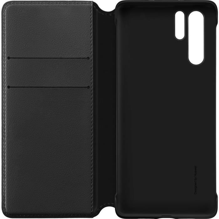 Huawei Etui Folio P30 Pro Noir - vue 4