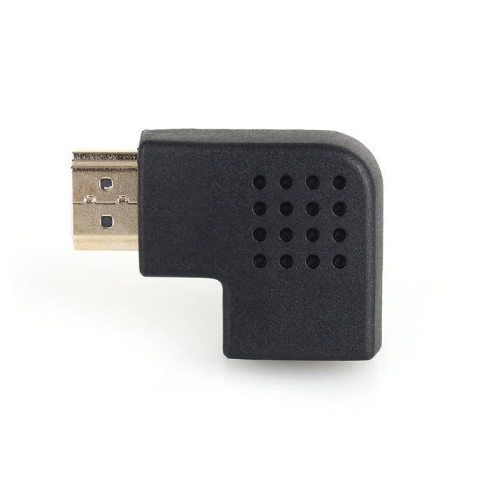 2 Adaptateurs USB 3.1 à 90° Mâle/Femelle - Connexion Coudée Pour éviter La Torsion Des Câbles | Charge Rapide 5V/3A, Compatible PC, TV, Appareils USB