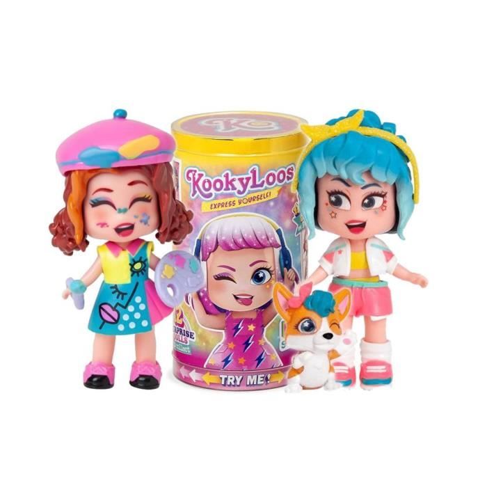 Kookyloos - Mini poupée surprise 1 pièce de 2 séries