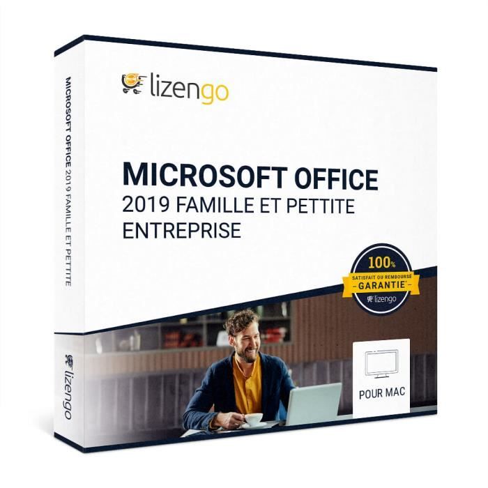 Microsoft Office 2019 Famille et Petite Entreprise pour Mac - Logiciel Bureautique a Telecharger