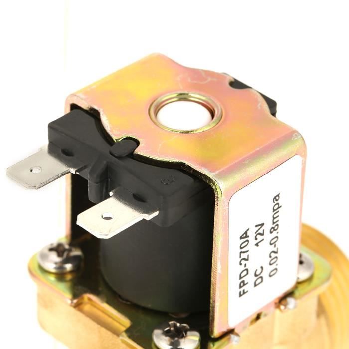 Électrovanne Eau 220V AC G3/4 - 1 Voie, Guidée, Pression 0.02-0.8 MPa - Pour Systèmes D'entrée D'eau - 5