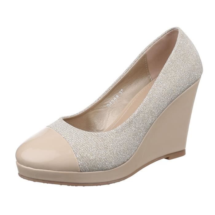 escarpins semelle compensée