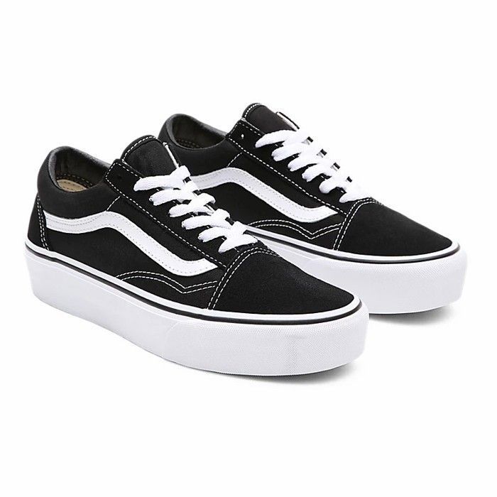 vans noir plateforme