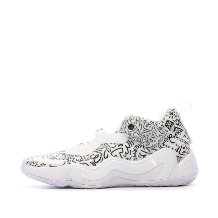 chaussure de basketball blanche homme adidas d.o.n. issue 3
