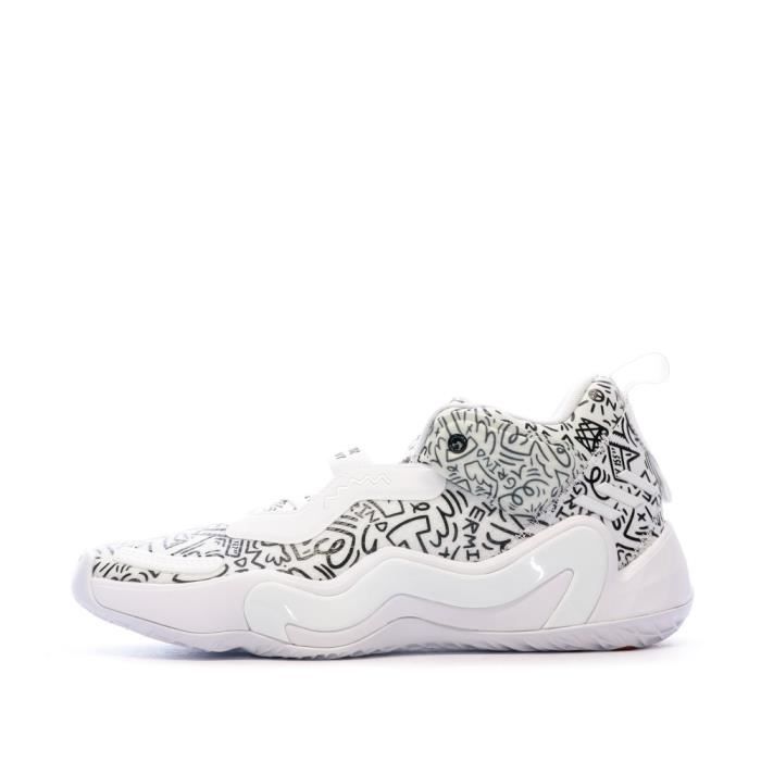 Chaussure de Basketball Blanche Homme Adidas D.o.n. Issue 3