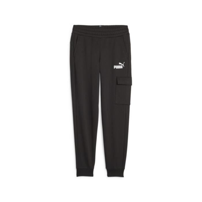Pantalon cargo enfant - Puma - Essentials FL - Noir - 7/8 ans - Taille élastiquée Pantalon cargo enfant - Puma - Essentials FL - Noir - 7/8 ans - Taille élastiquée